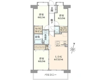 【神奈川県/横浜市鶴見区大東町】ルイシャトレ鶴見ウエストコート 間取り図