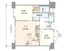 【神奈川県/横浜市鶴見区市場富士見町】ドエル横浜鶴見 間取り図