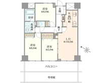 【神奈川県/川崎市幸区新塚越】サウザンドシティ 5番館 間取り図
