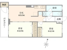 【神奈川県/川崎市幸区塚越】塚越住宅 間取り図