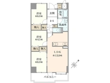 【大阪府/高槻市道鵜町】エンゼルハイムリバーサイド高槻 間取り図