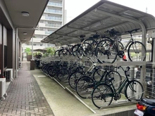 【大阪府/枚方市津田駅前】グランコープ津田 A棟 駐輪場