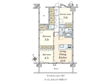 【東京都/品川区東大井】プレシス大井町 間取り図