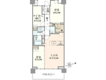 【東京都/立川市錦町】パークホームズ立川錦町 間取り図