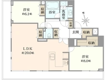 【東京都/港区白金】パロス白金 間取り図