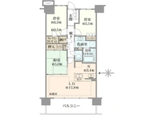 【埼玉県/所沢市美原町】オハナ新所沢 間取り図