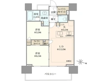【埼玉県/所沢市東住吉】シティタワー所沢クラッシィ 間取り図