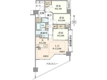 【東京都/練馬区高松】プラウド練馬春日町パサージュ 間取り図