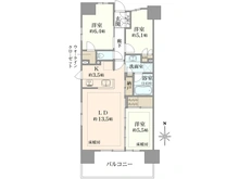 【埼玉県/所沢市寿町】プラウド所沢寿町 間取り図