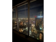 【東京都/台東区西浅草】浅草タワー 眺望：リビングからの夜景