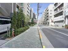 【東京都/台東区松が谷】プラウド上野松が谷 前面道路