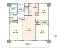 【千葉県/松戸市樋野口】ファミール松戸リバーステージ 間取り図