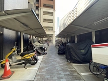【大阪府/大阪市此花区島屋】キングマンション大阪ベイ 駐輪場・バイク置場