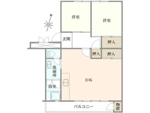 【愛知県/名古屋市名東区藤里町】藤の木団地 7号棟 間取り図
