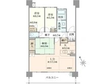 【愛知県/豊田市浄水町】プラウド豊田浄水 ブライトコート 間取り図