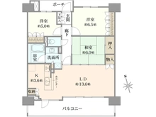【愛知県/小牧市小牧】プラウド小牧 間取り図