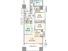 【愛知県/名古屋市中川区尾頭橋】プラウド金山 間取り図