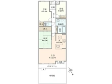 【愛知県/名古屋市緑区鹿山】ユニライフ鳴海 間取り図