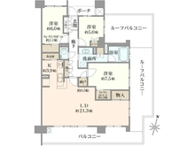 【愛知県/名古屋市名東区上社】プラウド上社 間取り図