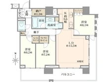 【愛知県/名古屋市中区錦】プラウドタワー名古屋丸の内 間取り図