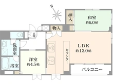 【神奈川県/横浜市南区真金町】サンセーヌ横浜 間取り図