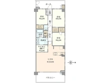 【神奈川県/横浜市磯子区汐見台】クレストレジデンス横浜　SKY VIEW SHIOMIDAI 間取り図