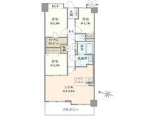 【神奈川県/川崎市高津区蟹ケ谷】クィーンヒルズ日吉 間取り図