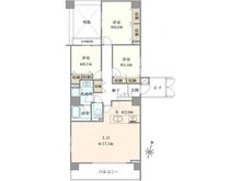 【神奈川県/横浜市中区池袋】ヒルズ山手 間取り図