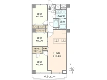 【東京都/世田谷区奥沢】カーサ九品仏 間取り図