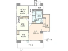 【京都府/京都市中京区両替町通二条下る】アバンエスパス烏丸御池 間取り図