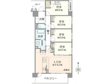 【京都府/京都市下京区観喜寺町】エスリード京都梅小路公園 間取り図
