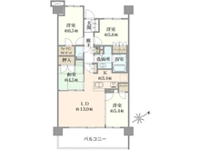 【神奈川県/横浜市南区大岡】ウェリス弘明寺 間取り図