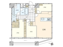 【東京都/新宿区西新宿】ファーストリアルタワー新宿 間取り図