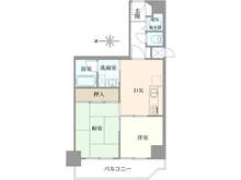 【大阪府/大阪市天王寺区上本町】ハイネス上本町 間取り図