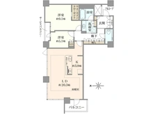 【大阪府/大阪市西区南堀江】シエリアタワー大阪堀江 間取り図