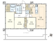 【千葉県/浦安市当代島】エクセレントシティ浦安IX 間取り図