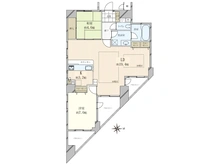 【兵庫県/尼崎市塚口町】パレ・ロワイヤル塚口 間取り図