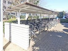 【千葉県/白井市桜台】プロムナード桜台四番街14号棟 駐輪場