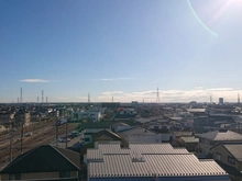 【千葉県/千葉市中央区蘇我】グリーンコーポ蘇我 バルコニーからの眺望