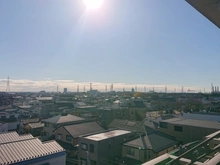 【千葉県/千葉市中央区蘇我】グリーンコーポ蘇我 バルコニーからの眺望
