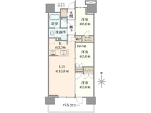 【埼玉県/所沢市寿町】プラウド所沢寿町 間取り図