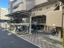 【埼玉県/さいたま市南区文蔵】ヴェルビュ南浦和弐番館 駐輪場