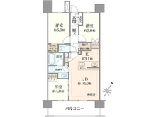 【埼玉県/さいたま市浦和区常盤】ザ・パークハウス浦和レジデンス 間取り図