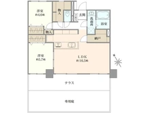 【埼玉県/さいたま市南区大谷場】ルネステージ浦和オックスフォードハウス 間取り図