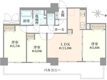 【埼玉県/さいたま市北区宮原町】サンフィール大宮宮原 間取り図