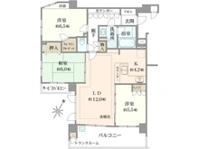 【埼玉県/さいたま市浦和区上木崎】ルネサンス浦和上木崎 間取り図