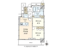 【東京都/中央区晴海】ザ・パークハウス晴海タワーズティアロレジデンス 間取り図
