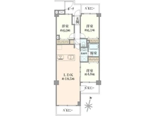 【埼玉県/さいたま市浦和区常盤】コスモ浦和常盤 間取り図