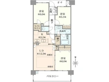 【埼玉県/さいたま市浦和区岸町】プラウド浦和岸町ガーデニア 間取り図