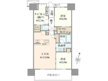 【埼玉県/さいたま市浦和区仲町】シティハウス浦和仲町 間取り図